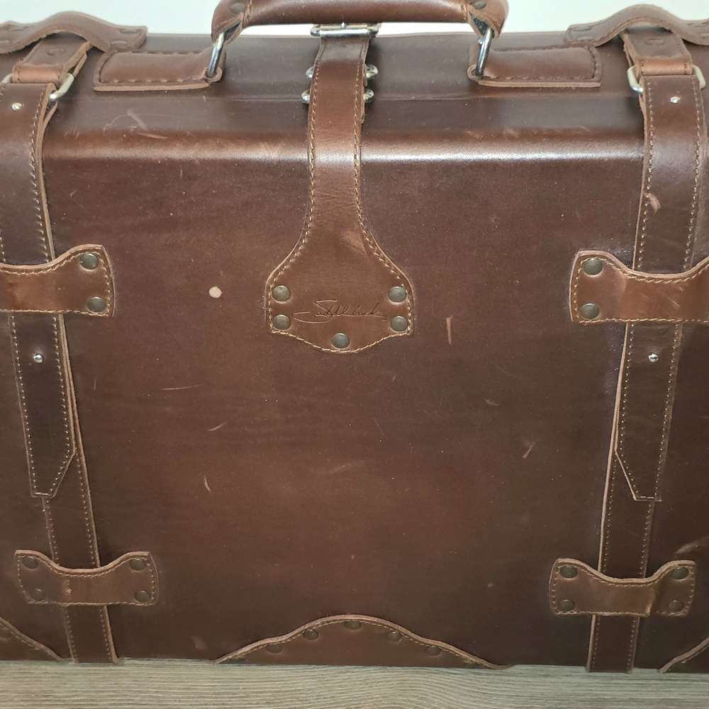 2015 Saddleback Leather Suitcase (hard sided, well traveled)